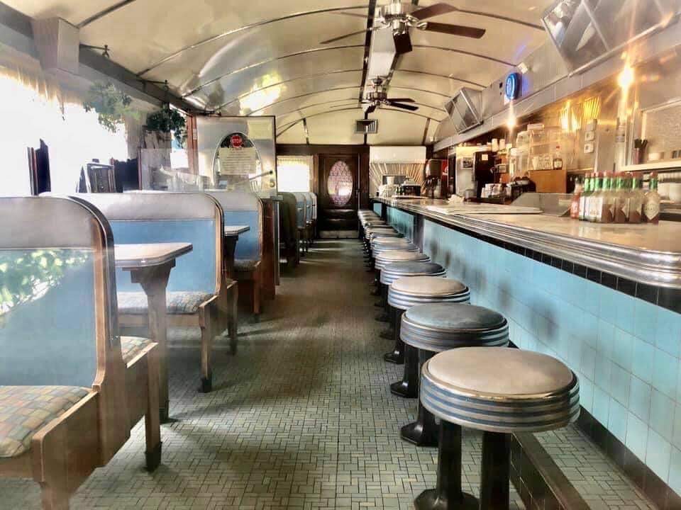 Interior view of Diner